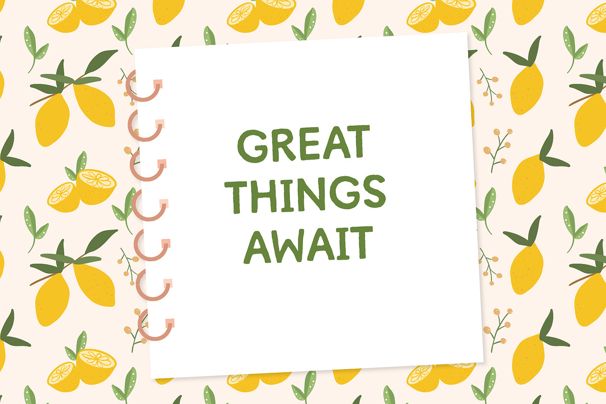 Organic Market Handmade Font, a Sans Serif Font by Kaya Fonts (Photo 23 of 25)