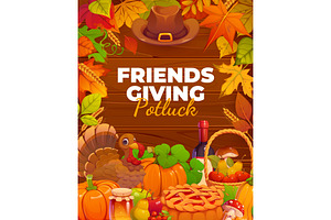 Friendsgiving potluck friends giving