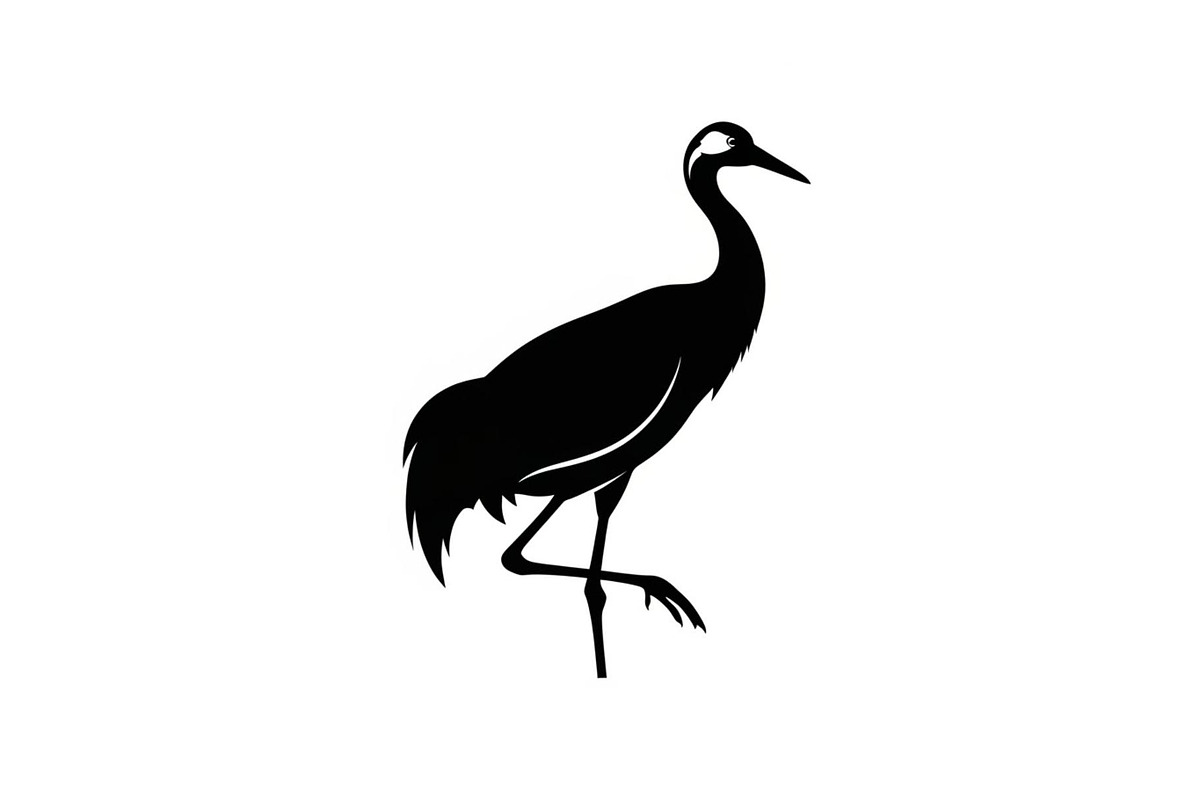 50 Heron Crane Silhouette Bundle, an Illustration by Amazin_art (Photo 18 of 39)