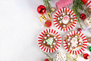 Christmas tasty leftovers stollen or Panettone ice cream, a Food & Drink Photo by Rimma
