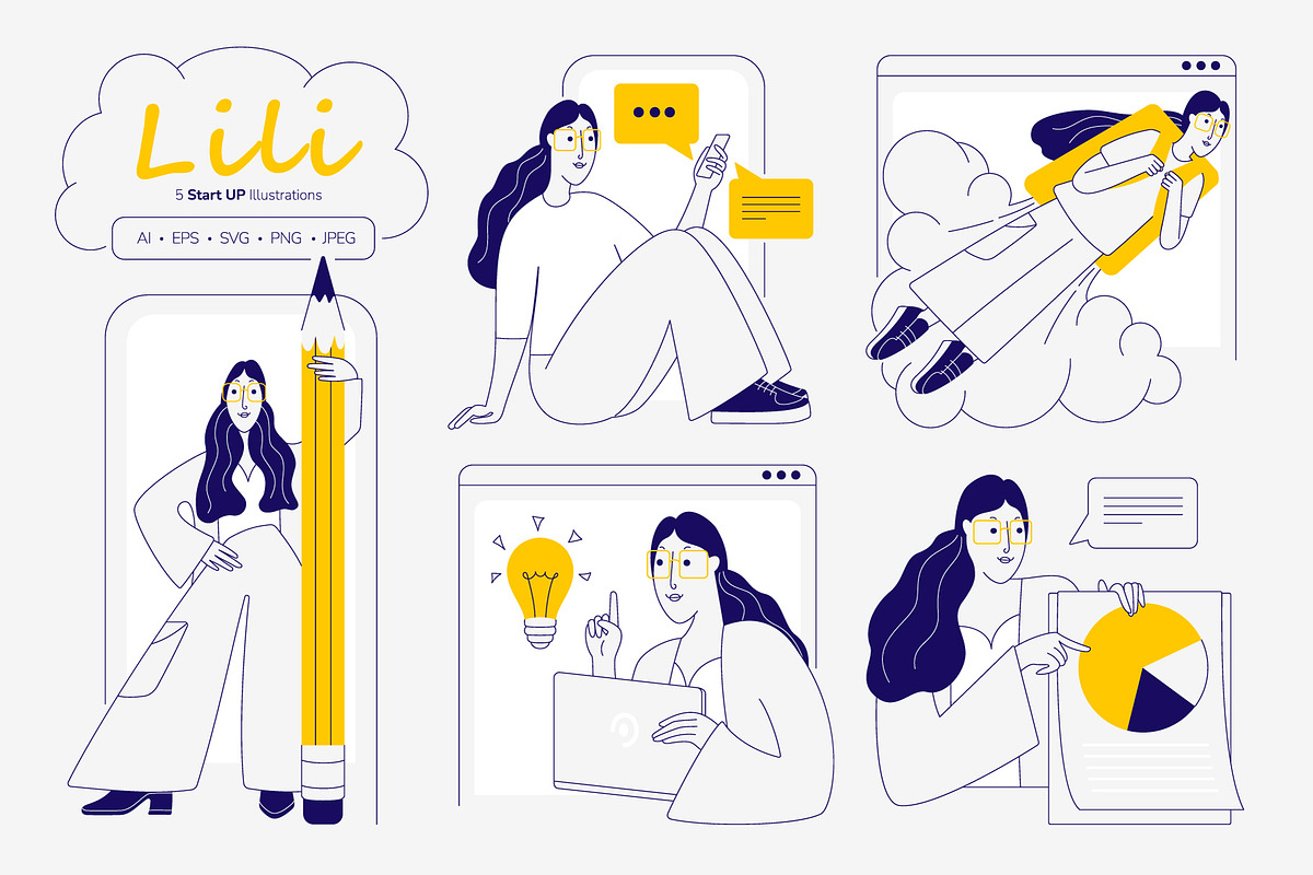 Startup Illustrations, a Person Illustration by Kalash (Photo 1 of 3)