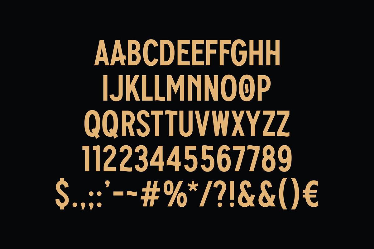 FRENCH-ROAST, a Font by MightySHORT