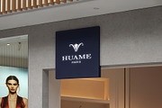 Logo Mockup Minimal Store Sign, a Product Mockup by Asylab (Thumbnail 3 of 5)