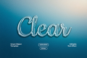 Glass Text Effect, a Layer Style Add-On by alexdndz