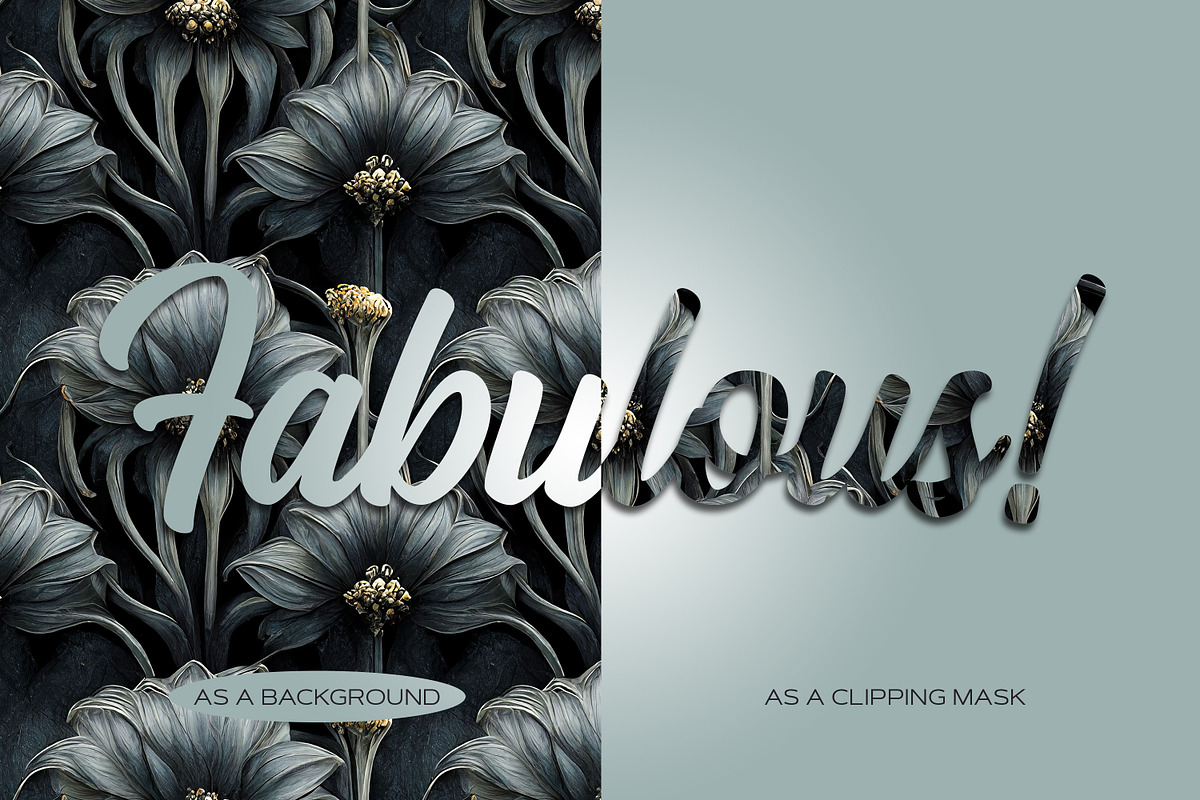 Gothic Gardens Elegant Dark Florals, a Pattern Graphic by Skritch Studio (Photo 6 of 7)