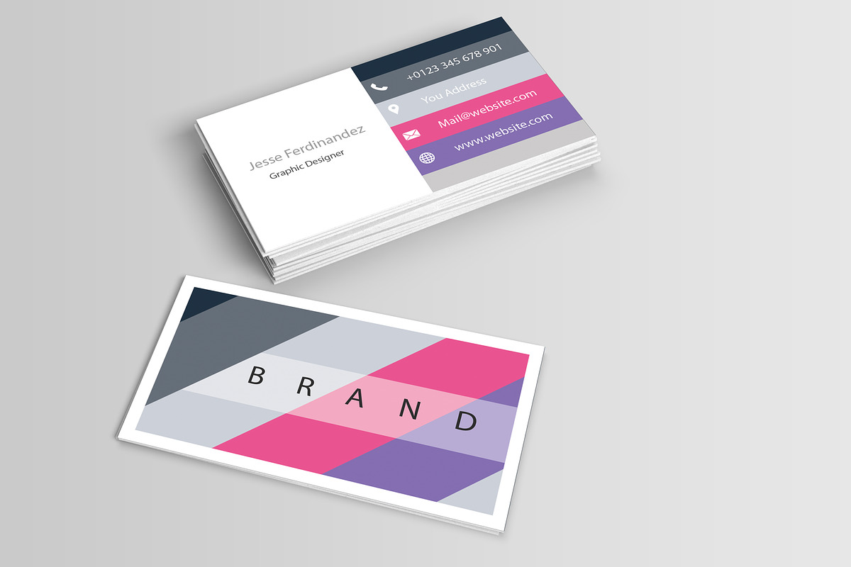 Modern Business Card Template Vol-10, a Business Card Template by M6 Gallery (Photo 3 of 4)