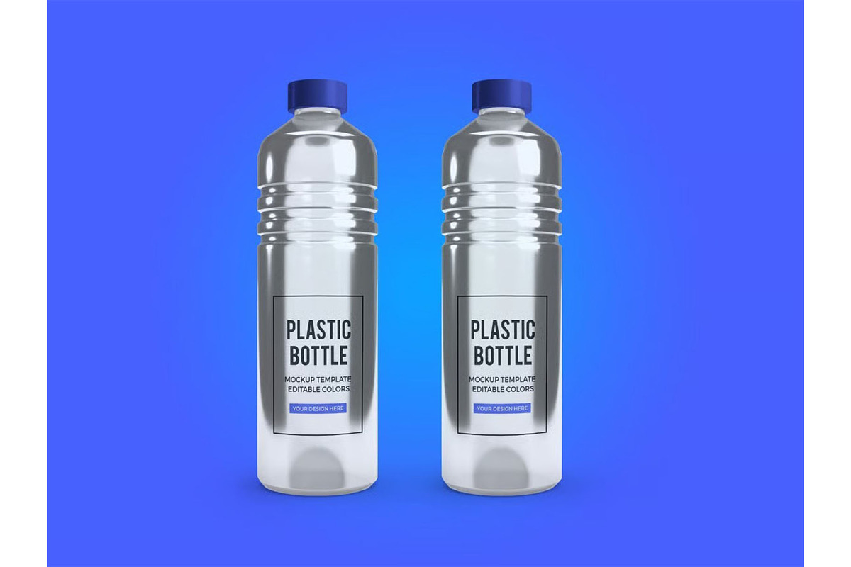 Mineral Water Bottle Mockup Template, a Packaging Mockup by DesignRushMarket (Photo 10 of 11)