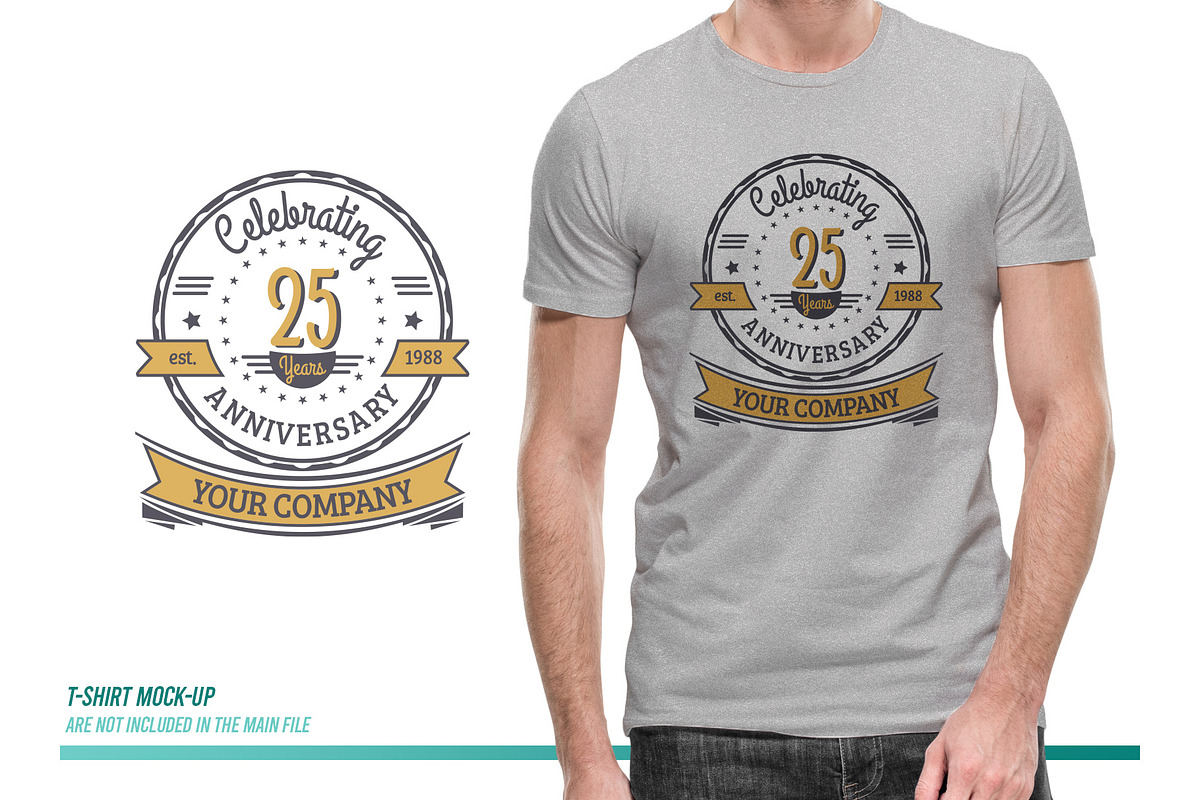 Anniversary T-Shirt Design, a Templates & Theme by The Design For Co. (Photo 7 of 9)