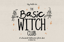 Basic Witch Club - Halloween Font