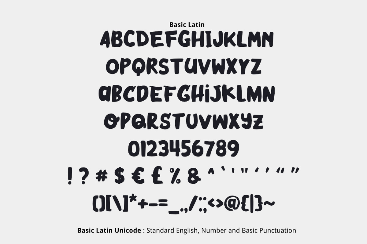 Dried Bold Font preview 2