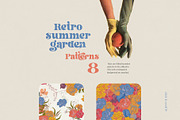 Retro Floral Summer Garden, an Object Illustration by Colden Blue (Thumbnail 5 of 11)