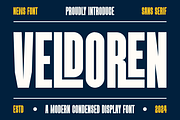 VELDOREN - Modern Font, a Sans Serif Font by Viswal Studio (Thumbnail 1 of 7)
