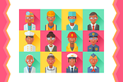 Flat Professions Avatars Icons, an Icon by Yuzach (Thumbnail 3 of 7)