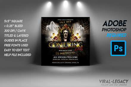 Halloween Party Flyer Template