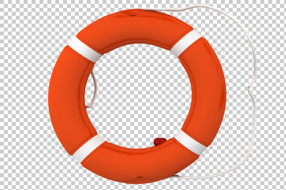 Lifebuoy - 3D Render PNG preview 2