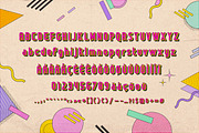 Donut Van | Trio Retro Wave Font, a Sans Serif Font by Ckybe's Corner (Thumbnail 3 of 8)