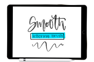 Smooth Procreate Lettering Brush