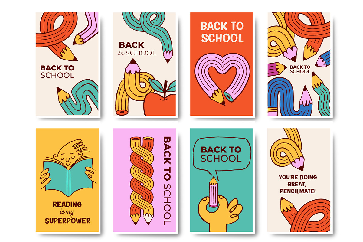 Fun Back to School Doodle Set, an Illustration by Marish (Photo 2 of 9)