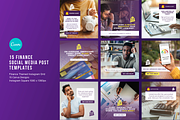 15 Finance Social Media Templates, a Social Media Template by Sincerely Media (Thumbnail 1 of 9)