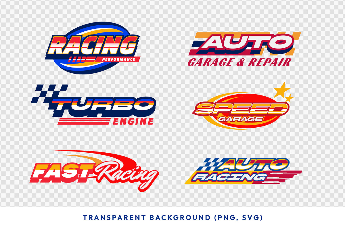 Vintage Racing Stickers Collection, an Object Graphic by Neodivisu (Photo 3 of 6)