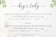 Hey Lady Script, a Script Font by Barland Design (Thumbnail 6 of 7)