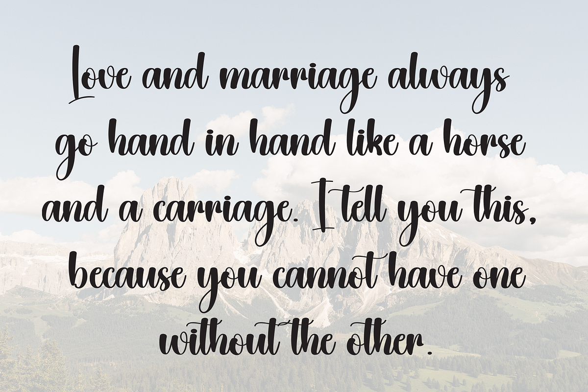 Bluey | Script Font, a Handwritten Font by Scratchones (Photo 6 of 9)