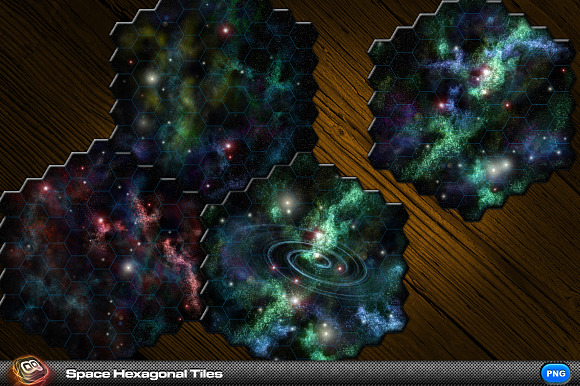 Hexagonal Tile Set vol2 preview 3