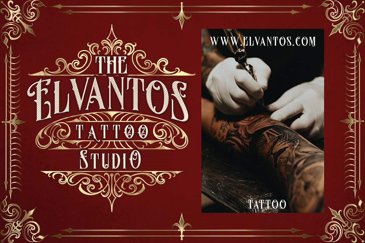Christmas Lovers, a Blackletter Font by dansdesign (Photo 7 of 9)