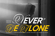 One Step More Modern and Calligraphy, a Sans Serif Font by Graphicxell (Thumbnail 5 of 10)