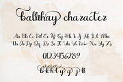 Ballihay Stylish Script Font, a Script Font by Rocket Template (Thumbnail 7 of 8)