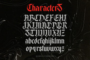 Makhor Metal Blackletter Font, a Blackletter Font by alit design (Thumbnail 2 of 20)