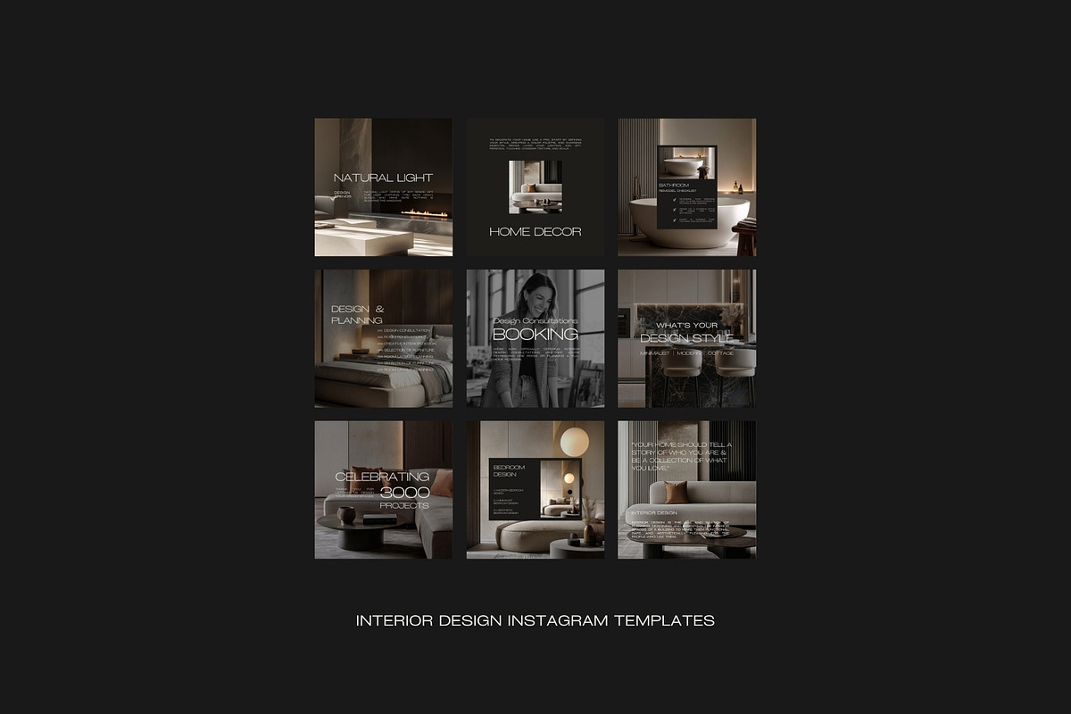 Interior Design Instagram Bundle III, a Social Media Template by Instprofi | Studio Estimo (Photo 27 of 49)