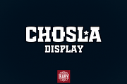 Chosla | sports style font family., a Sans Serif Font by RARY (Thumbnail 15 of 15)