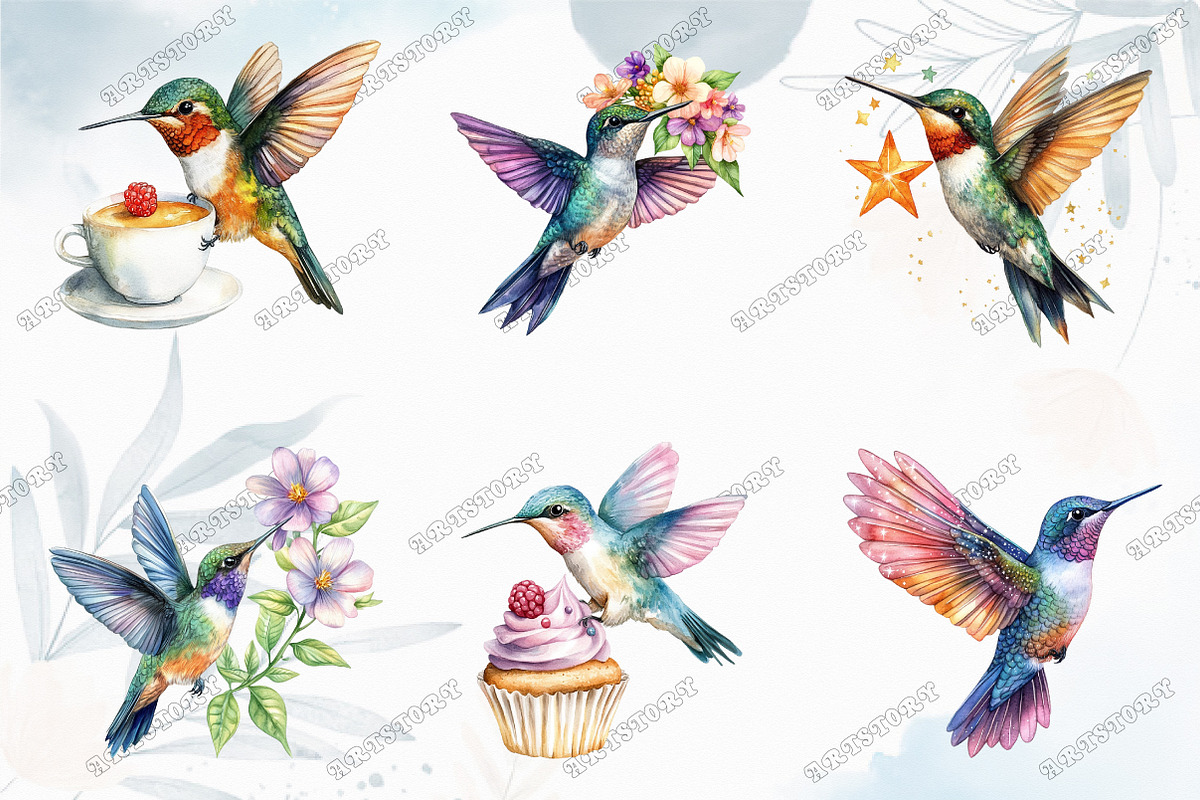 Cute Dabbing Hummingbird Sublimation, an Illustration by designcity5 (Photo 2 of 5)
