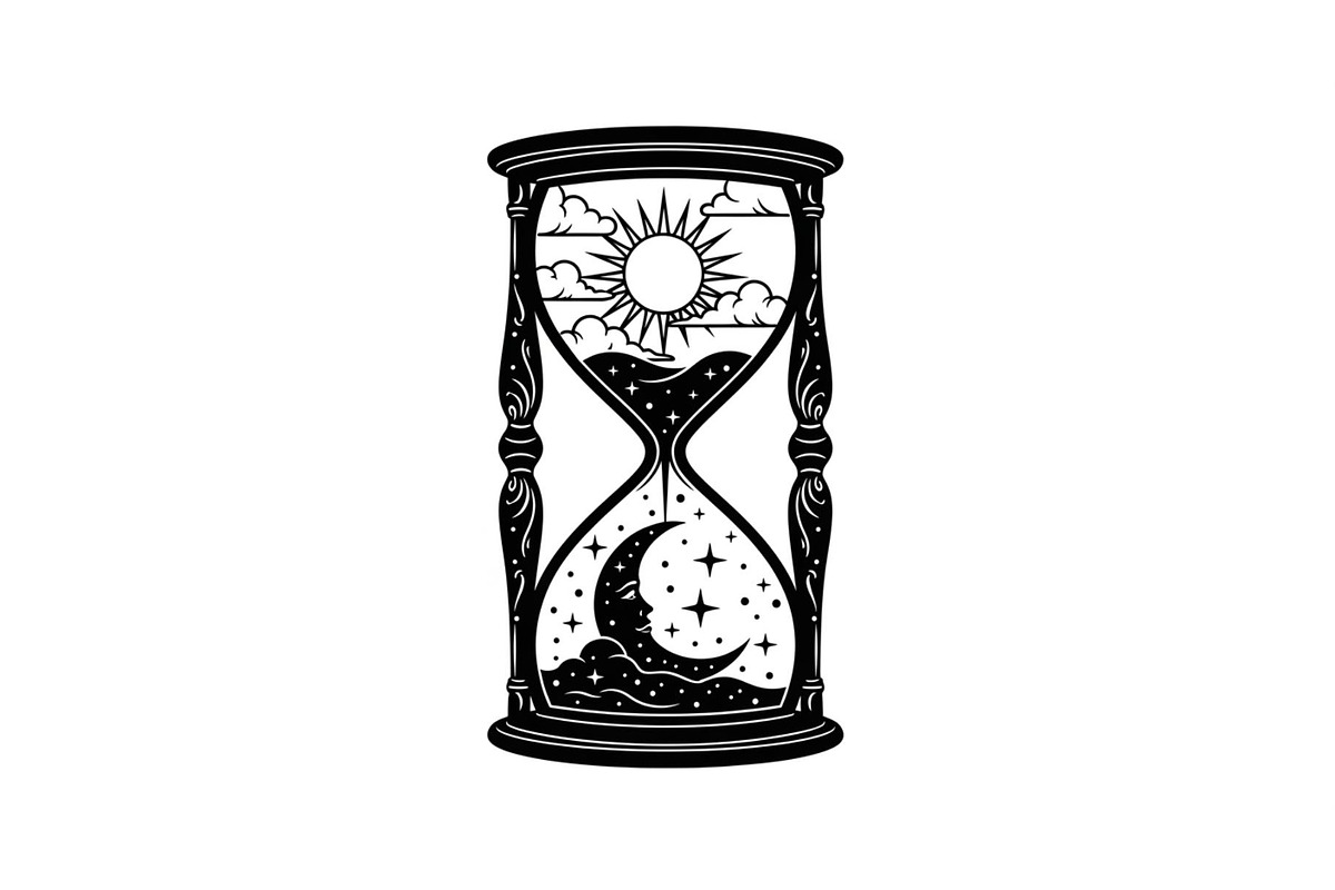 Celestial Sun Moon Hourglass Bundle, an Illustration by Gaye Art (Photo 12 of 31)