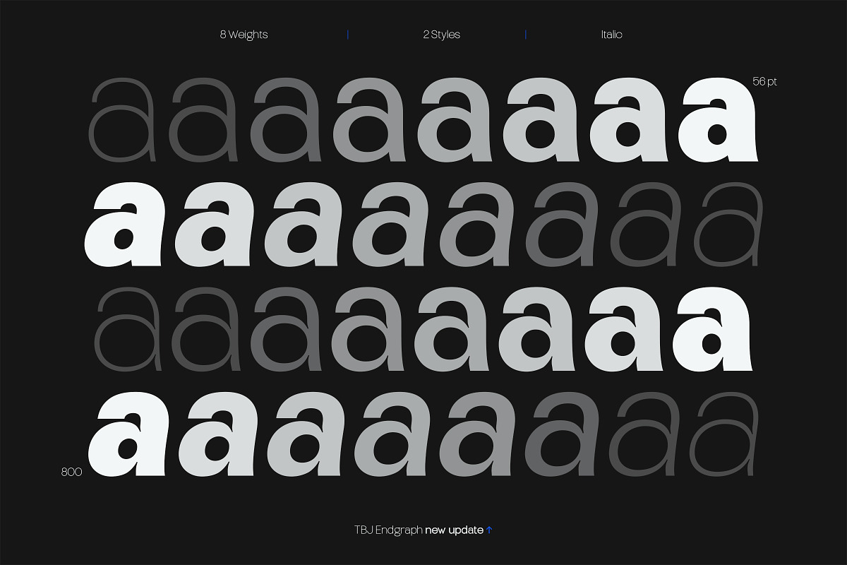 TBJ Endgraph Variable Font, a Sans Serif Font by Taboja Studio (Photo 9 of 21)