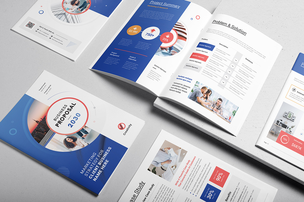 Project Proposal | Business Brochure, a Brochure Template by Creativity-Design (Photo 2 of 12)