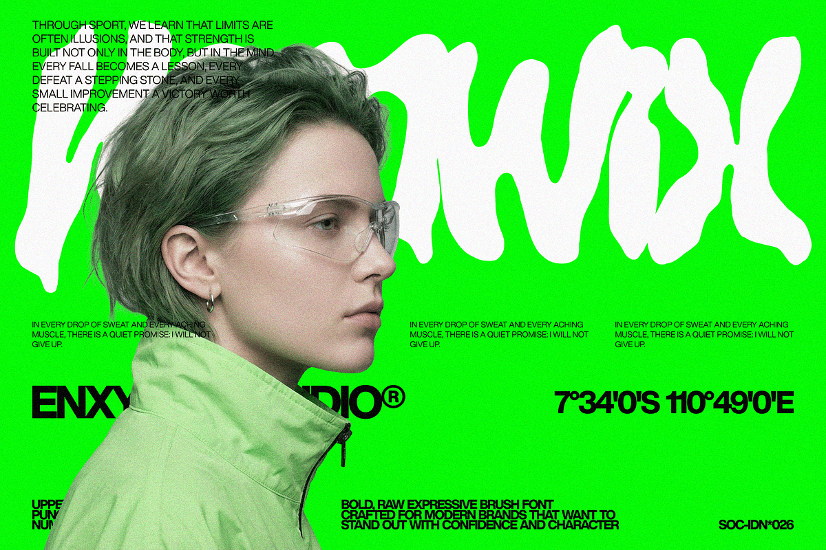 ARGEN — Raw Expressive Gritty Font, a Handwritten Font by Enxyclo Studio (Photo 4 of 14)