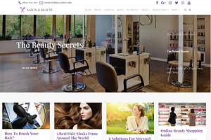 Salon - Beauty WordPress Theme