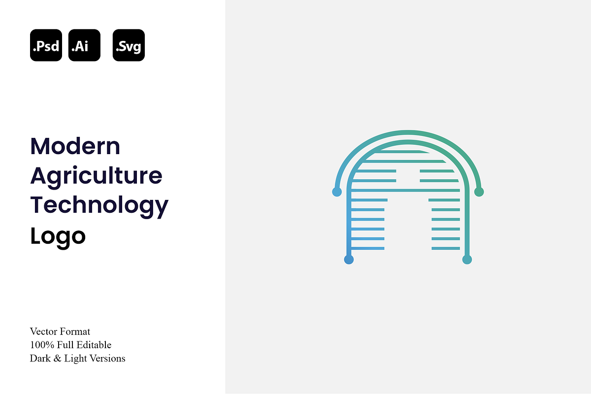Modern Agriculture Technology Logo, a Branding & Logo Template by Luxury Logos (Photo 1 of 4)