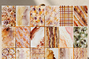 50 Warm Watercolor Backgrounds Pack, a Background Graphic by DreamoraArt (Thumbnail 5 of 6)