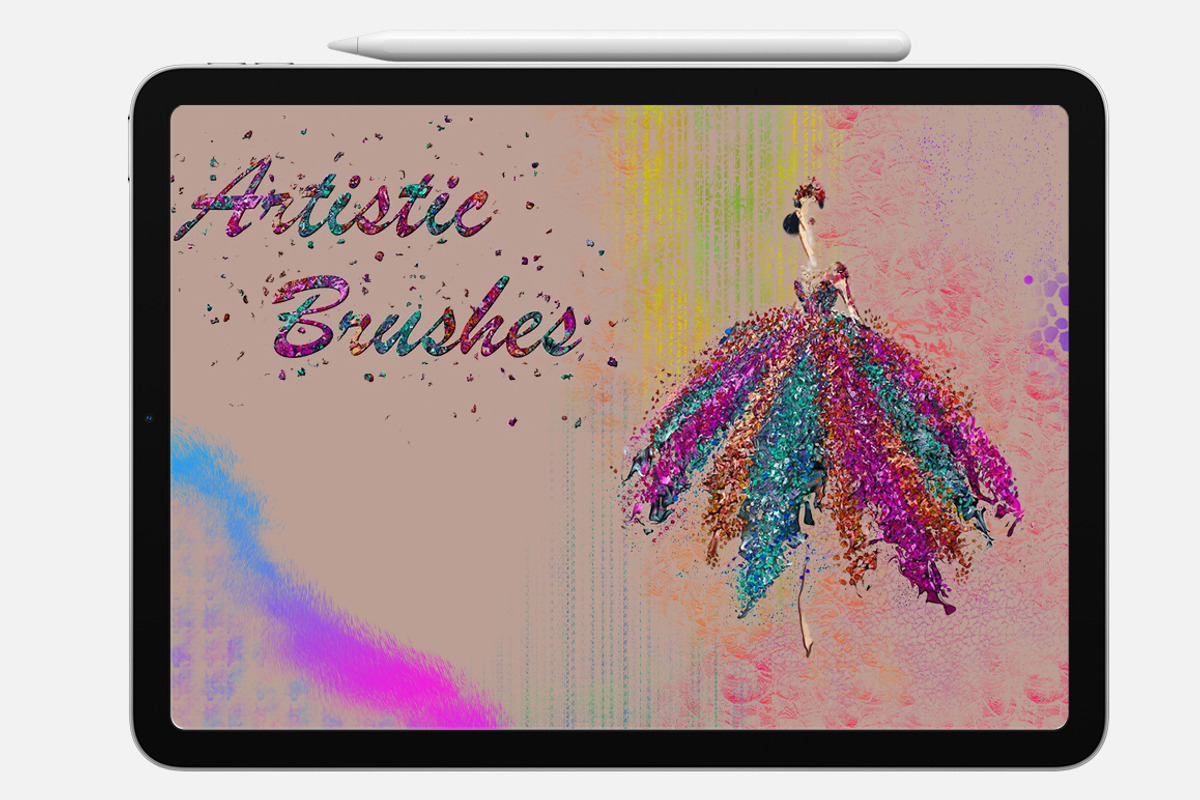 Artistic Brushes for Procreate, a Brush Add-On by FaeryDesign (Photo 2 of 9)