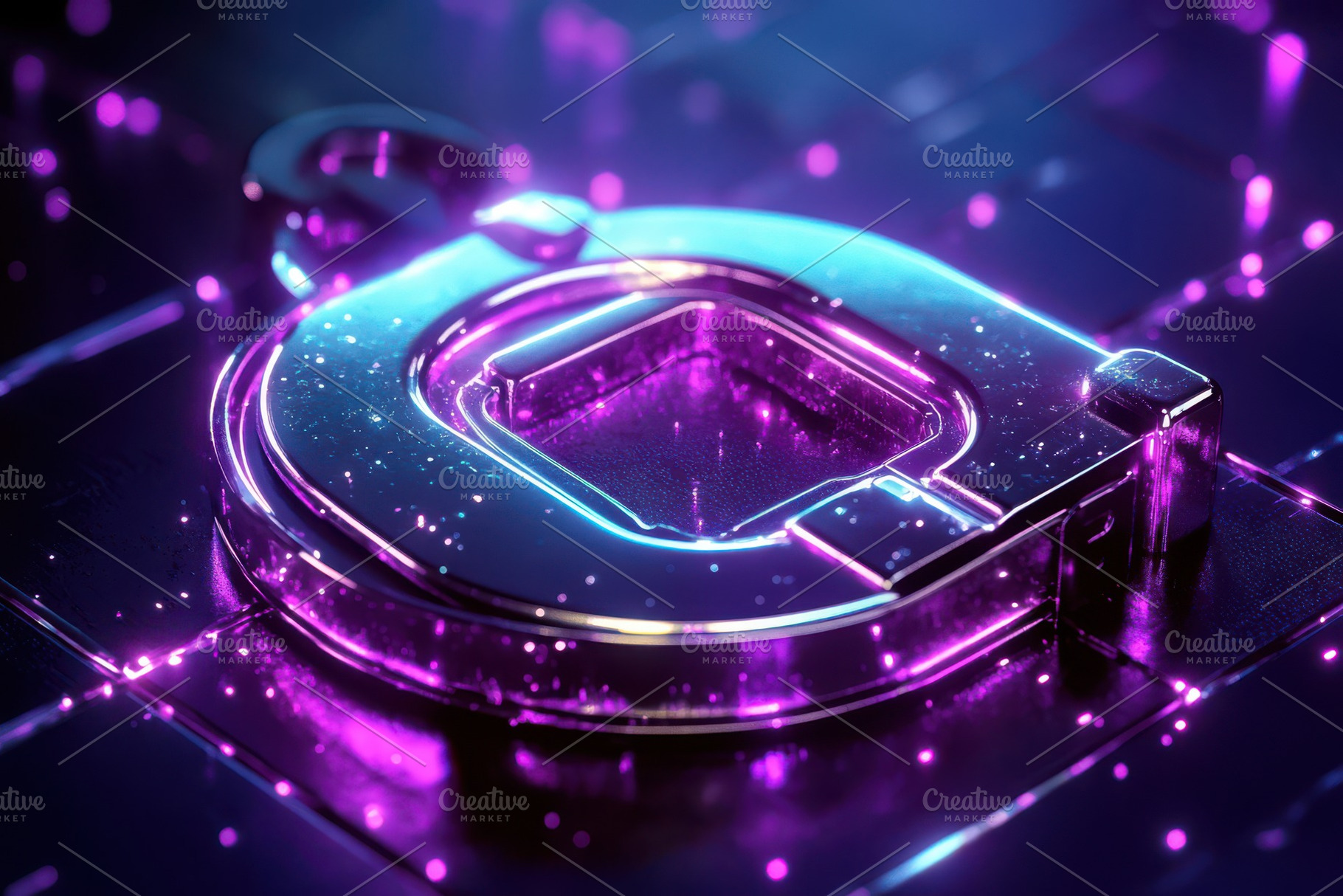 Glowing metallic letter D futuristic, an Abstract Photo by Pixeness Studio
