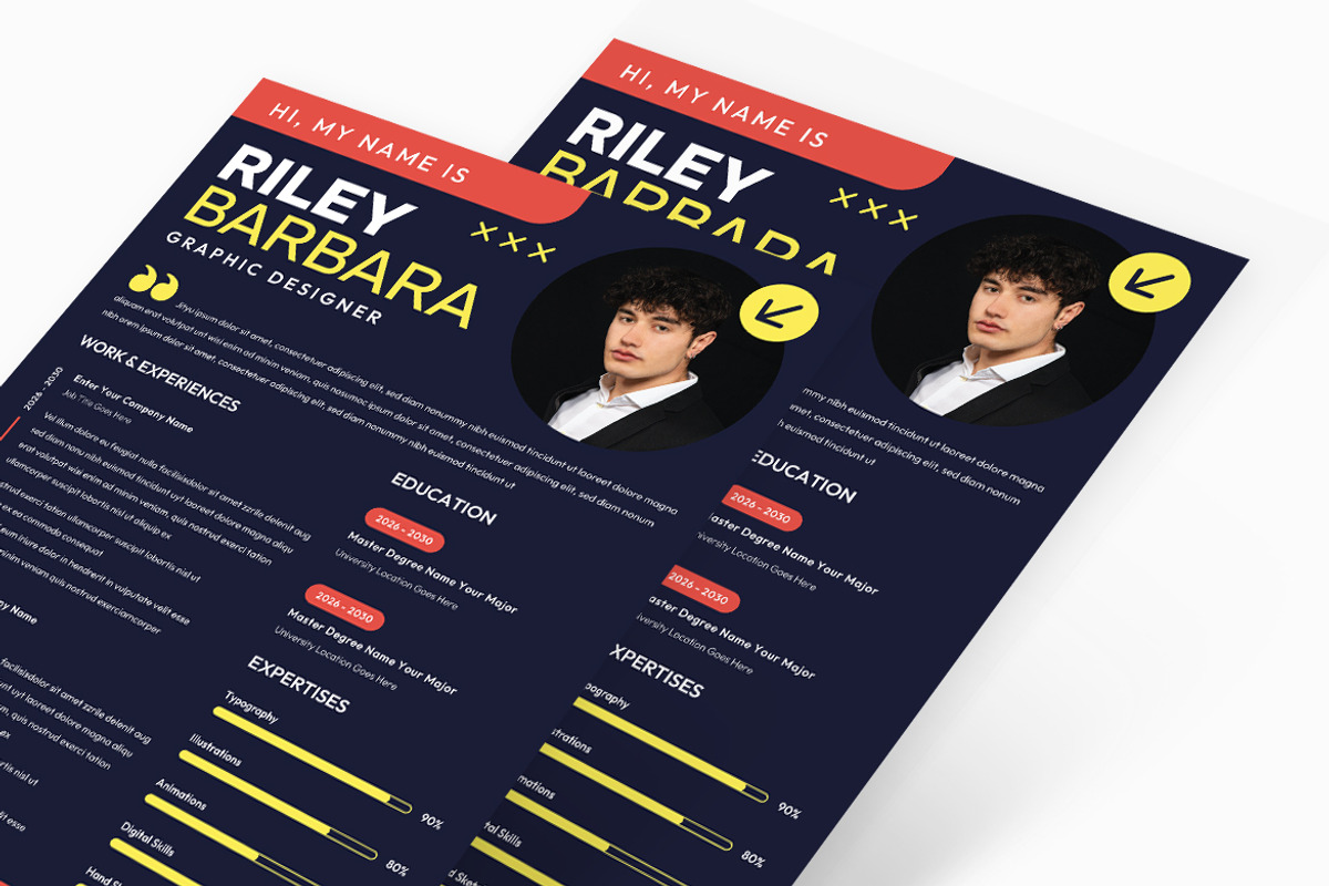 Mono Resume, a Resume Template by iDoodle Studio (Photo 4 of 4)