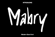 Mabry - Modern Sans Font, a Sans Serif Font by Luna Shop (Thumbnail 1 of 3)