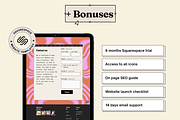 Squarespace Website template, a Squarespace Template by Ciel Lumiere (Thumbnail 5 of 8)