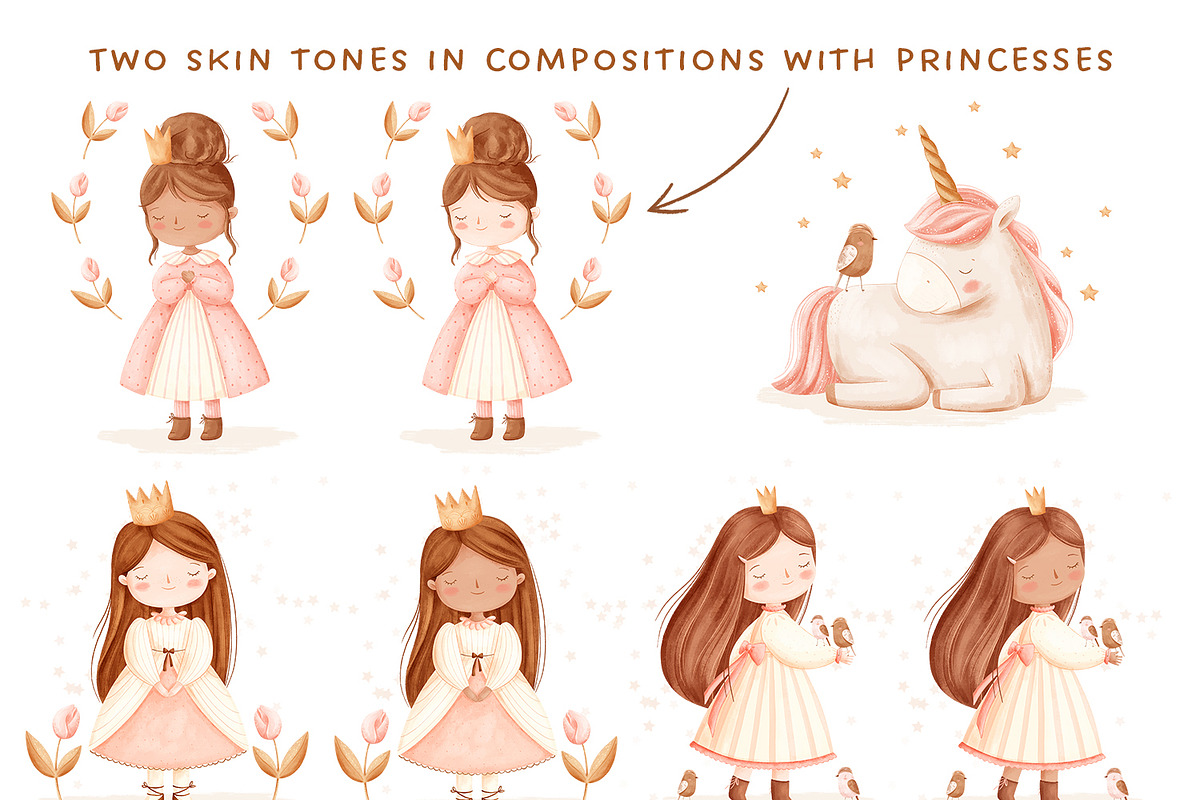 The Little Princess baby collection, a Decorative Illustration by polikarpovaart (Photo 9 of 20)