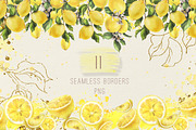 Lemons sunny watercolor clipart, a Food Illustration by NATASHA CHU (Thumbnail 17 of 23)