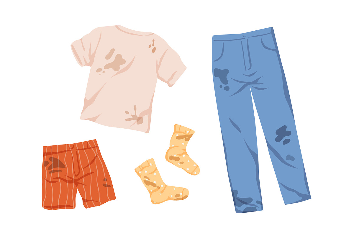 Dirty laundry, clothes set, an Object Illustration by Good Studio (Photo 2 of 3)