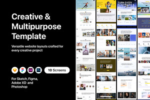 Creative & Multipurpose Template, an UI Kit Template by flr.24